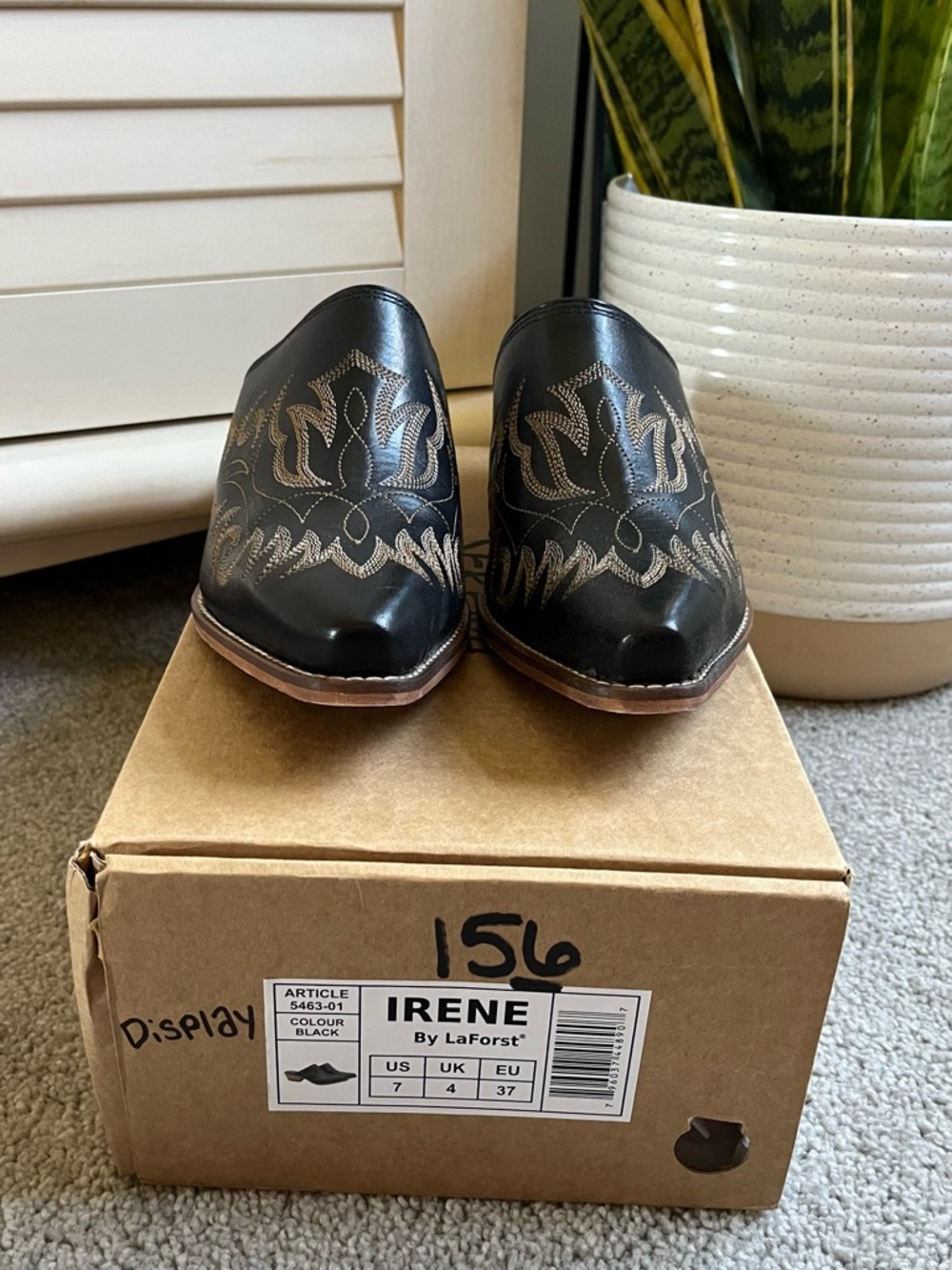 NIB LaForst Leather Irene Mules 7